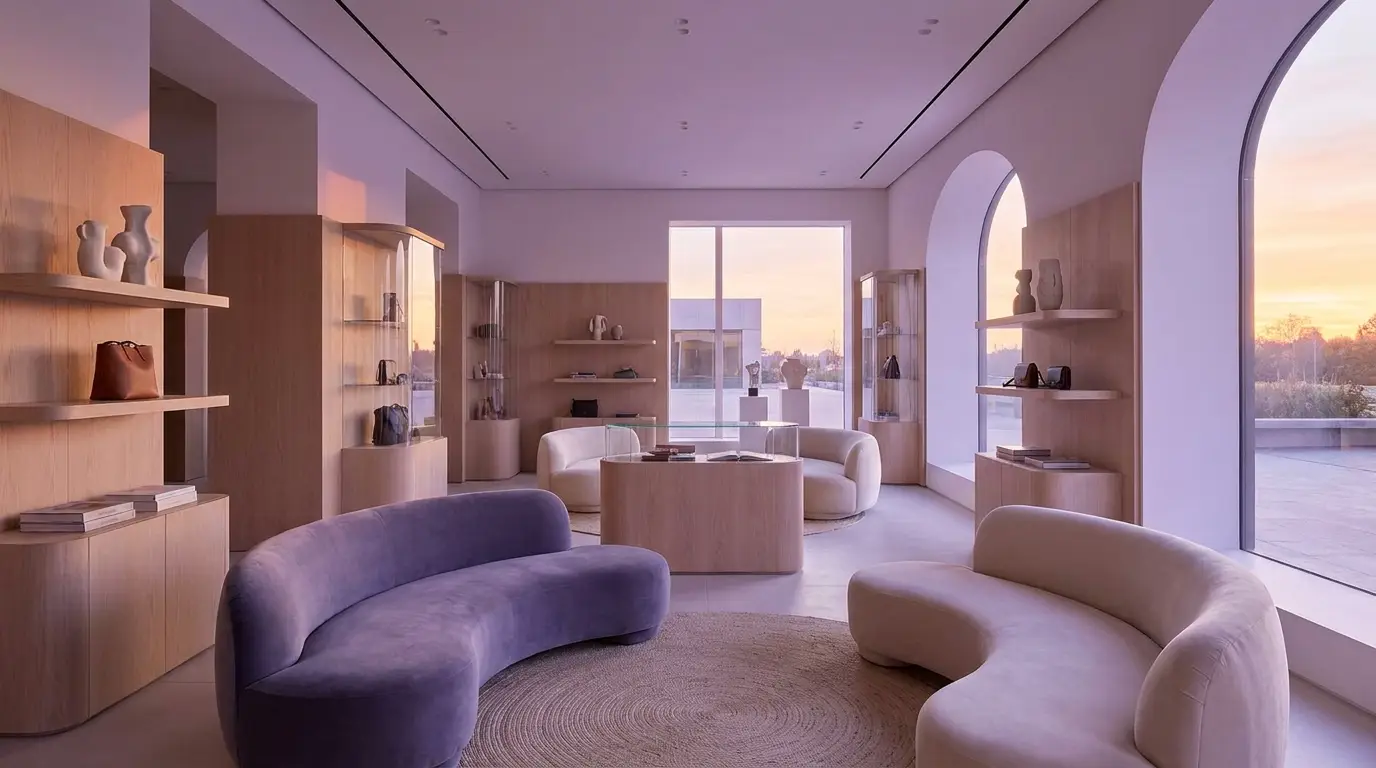 A warm, inviting community space